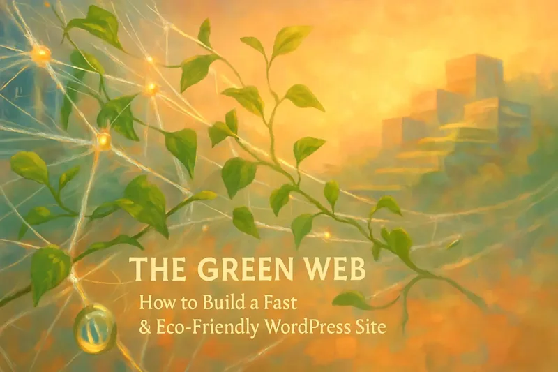 Cover image for The Green Web: How to Build a Fast & Eco-Friendly WordPress Site