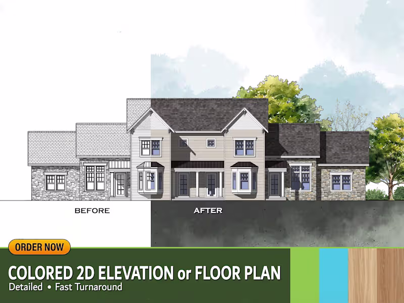 Cover image for Colored 2D Elevation Rendering from Client References
