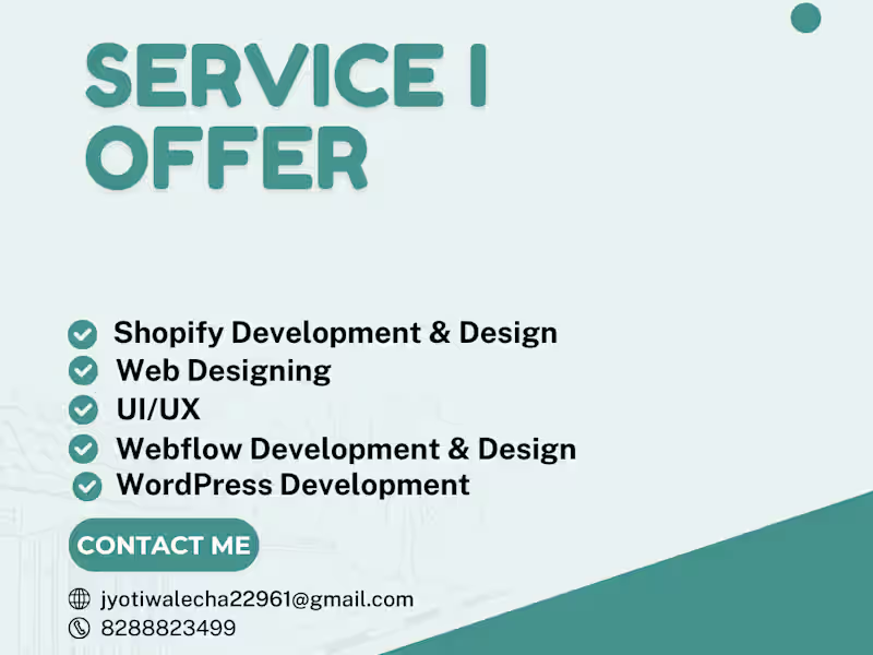 Cover image for Web Design and Development