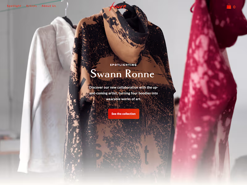 Cover image for Strategy, identity, website for clothing brand