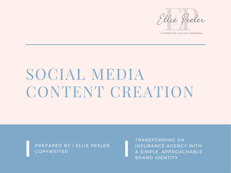 Cover image for Social Media Content Creation