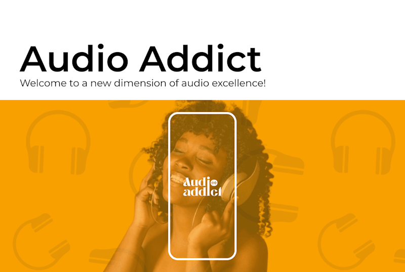 Cover image for Audio Addict | Brand design & UI/UX Design 