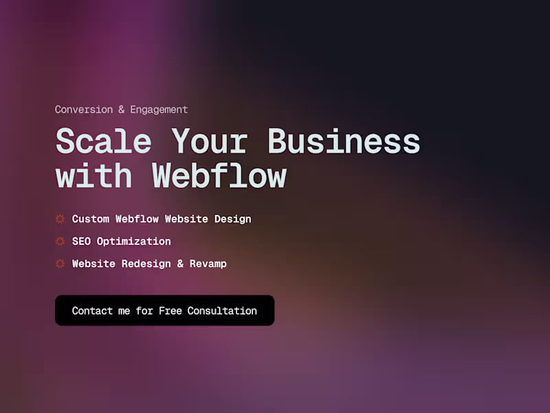 Cover image for Boost Your Digital Presence : ROI-Driven Webflow Website 