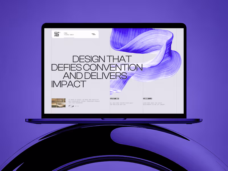 Cover image for Brutalism Agency Website Design