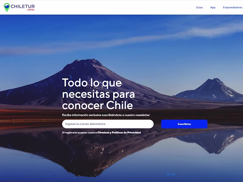 Cover image for Chiletur - Amazing Web Site
