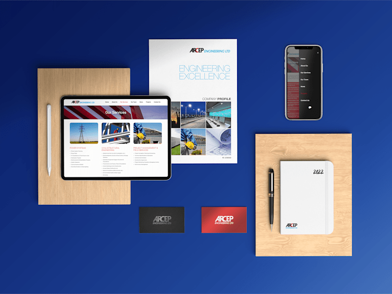 Cover image for Brand Identity & Website Design for ARCEP Engineering