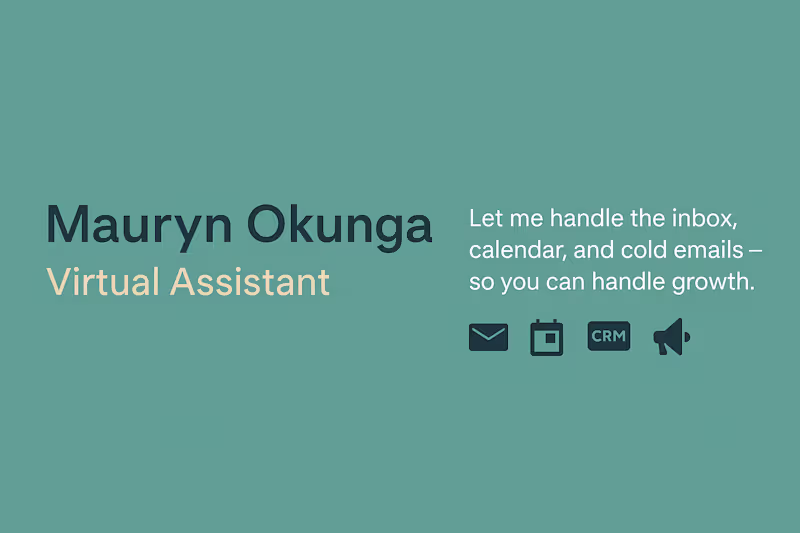 Cover image for Virtual Assistant & Admin Support