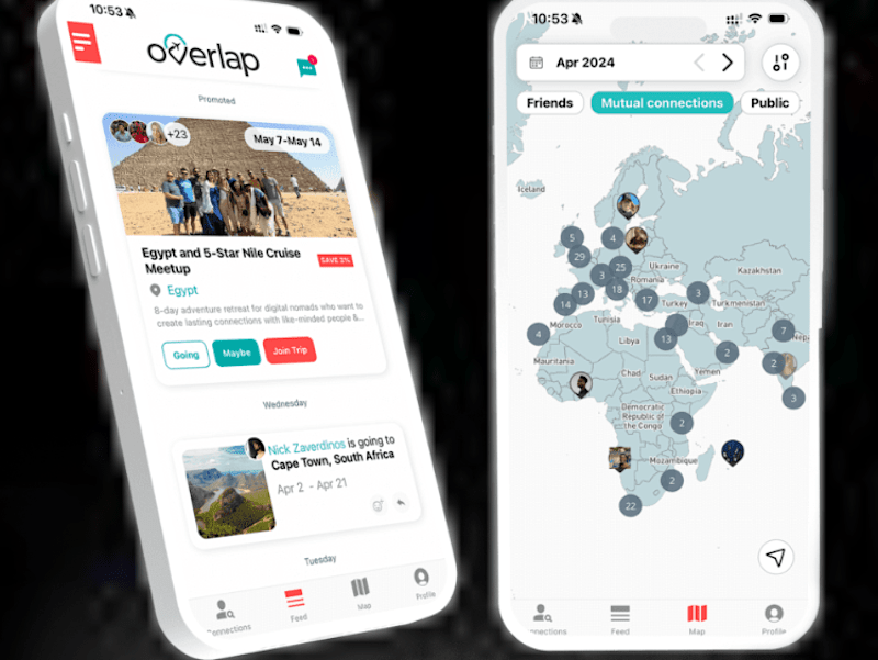 Cover image for Overlap App Development for Social Travel Planning