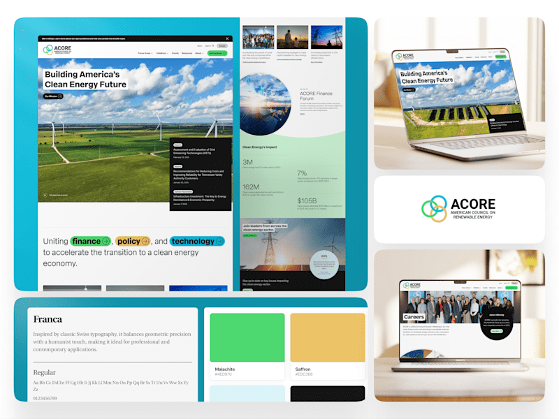 Cover image for Clean Energy Website | Elementor WordPress Website + UI Design 