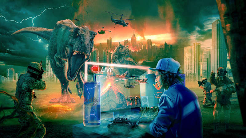 Cover image for redbull poster design