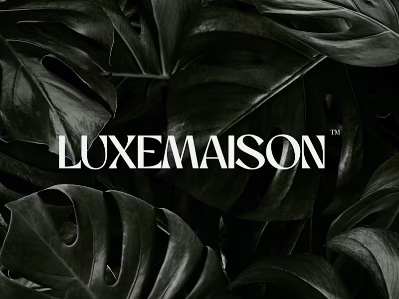 Cover image for LuxeMaison Brand  Identity