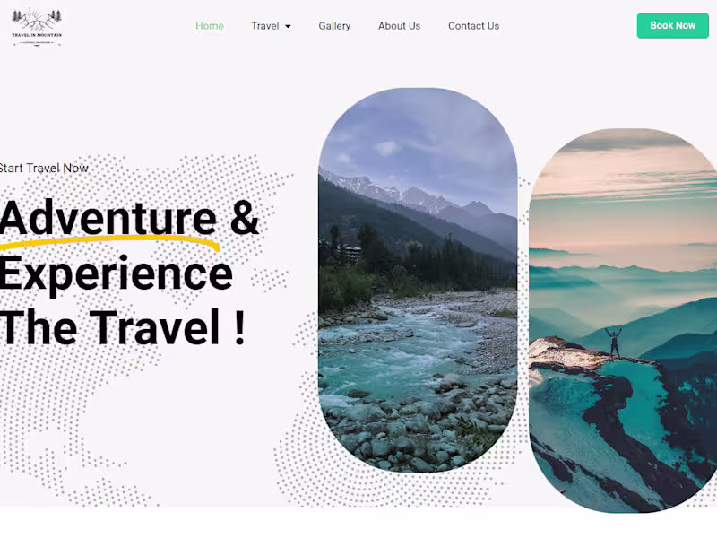 Cover image for Website For Travelling Business