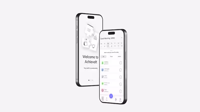 Cover image for AchieveIt - Productivity App Design