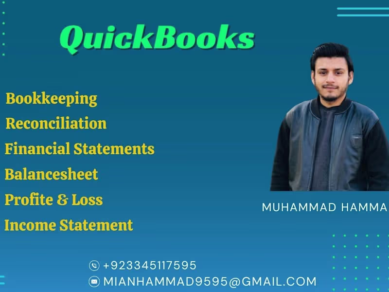Cover image for I'm an Professional Accountant with exellent skills