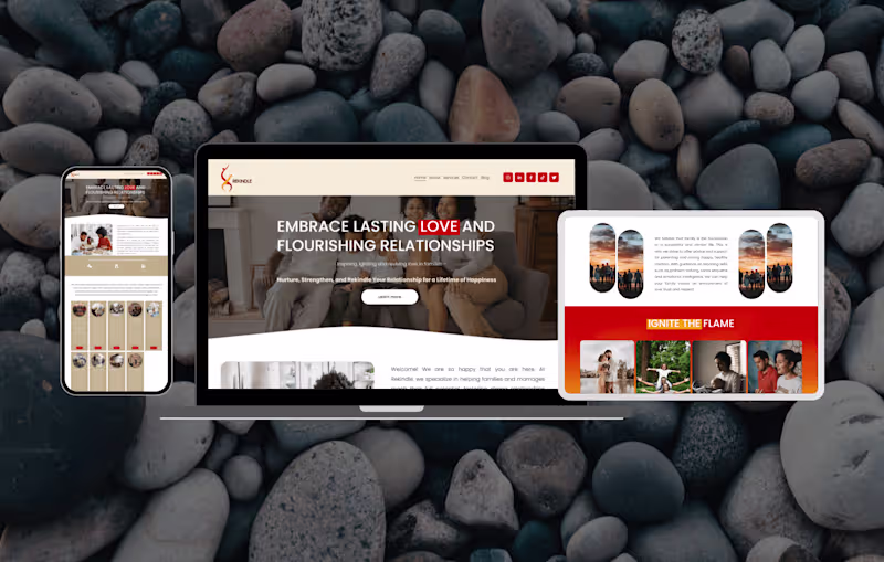 Cover image for Squarespace Website Design for Relationship Brand