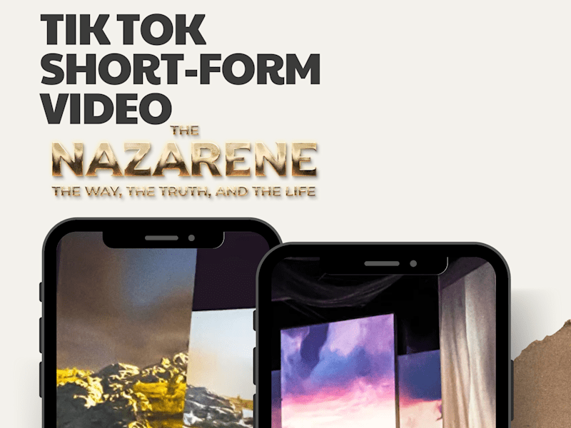 Cover image for Short Tik Tok & Reel Video Content for The Nazarene