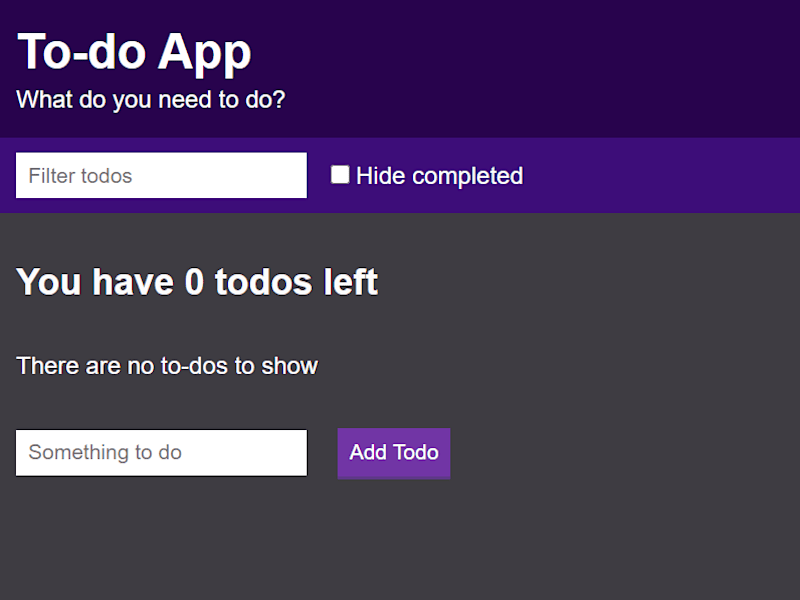 Cover image for To-do App