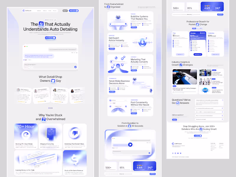 Cover image for ChipOne.ai Landing Page Redesign