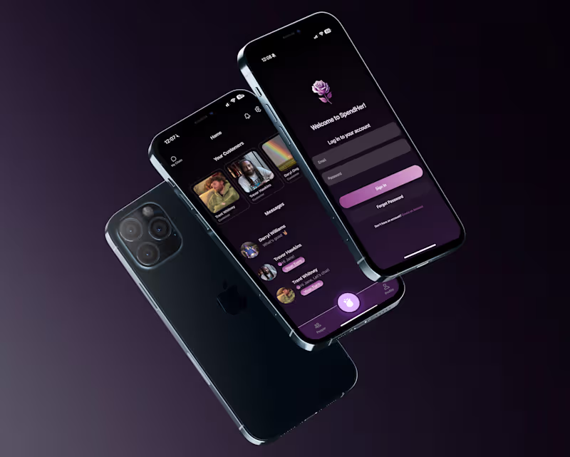 Cover image for SpendHer – MVP Mobile App Design & Development