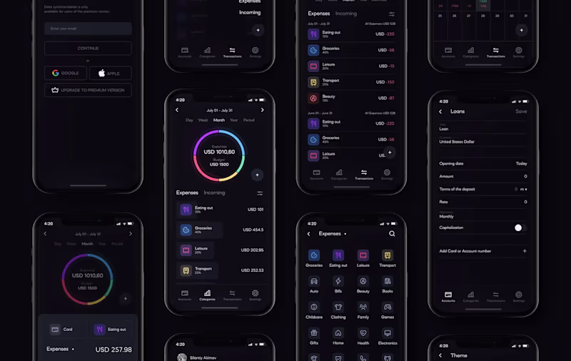 Cover image for Money Manager [Mobile app IOS, Android]