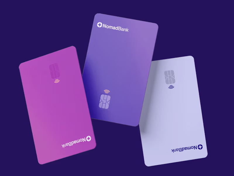 Cover image for Nomad Bank Brand Identity and Website Development
