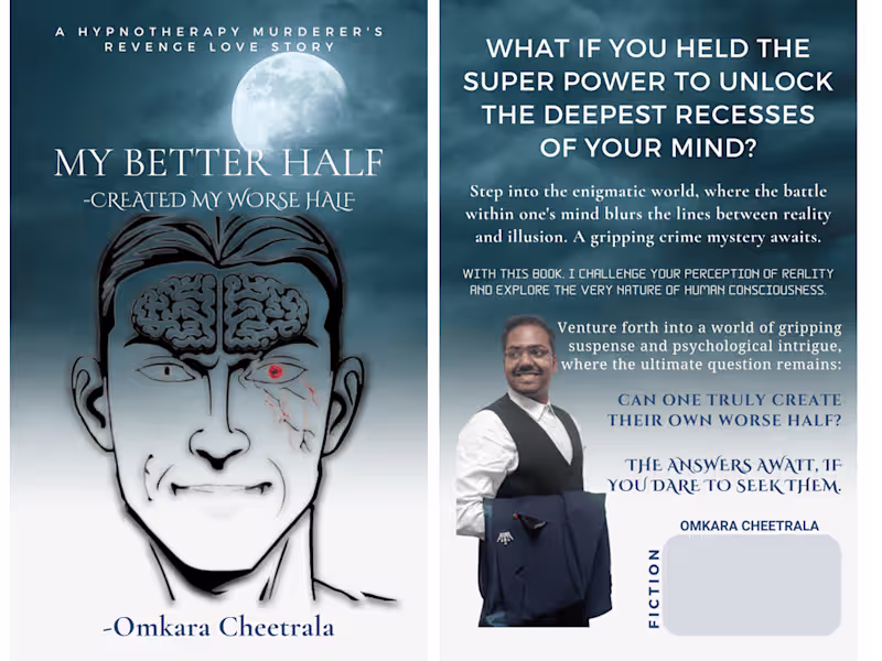 Cover image for A captivating book cover design with an added 3D mockup