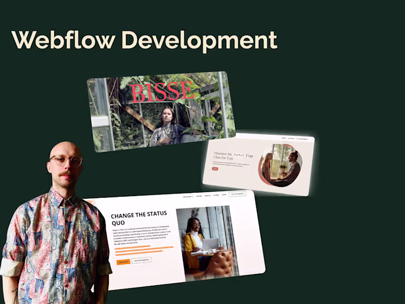 Cover image for Get your Figma-design developed in Webflow. Fast
