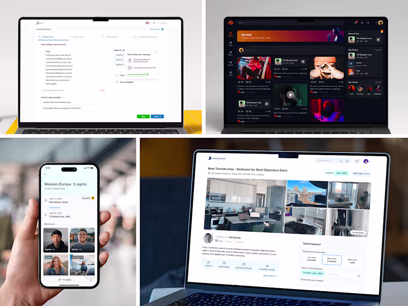 Cover image for Web app UI/UX design