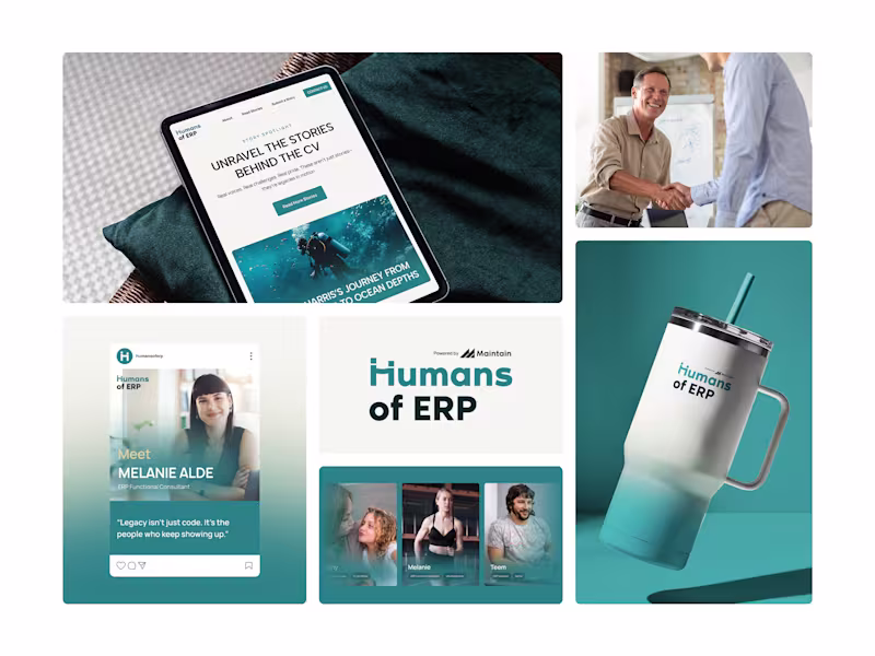 Cover image for Humanising ERP With a Visual Identity That Connects