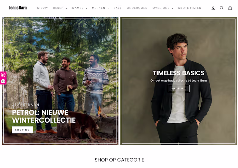 Cover image for Shopify 2.0 Webshop for Jeans Barn