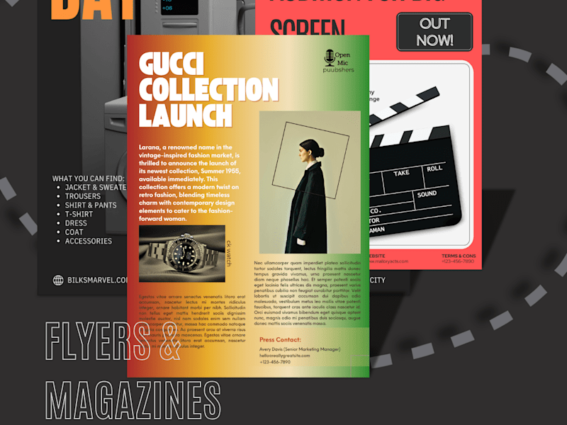 Cover image for I design promotional flyers for advertising products, programs 