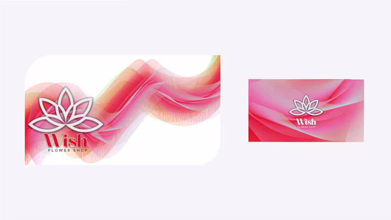 Cover image for Working on the brand image for the Wish flower shop