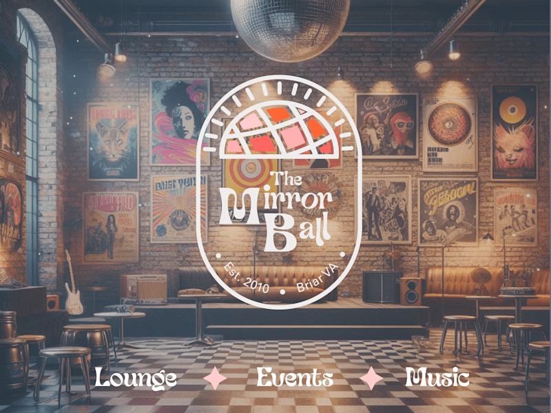 Cover image for Retro logo & branding identity for a music and events space