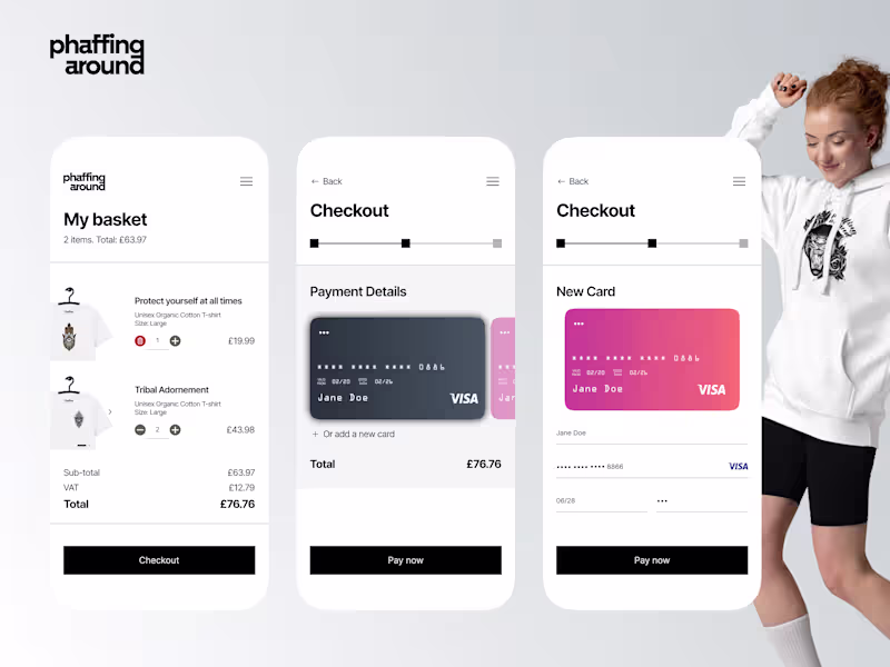 Cover image for Daily UI Challenge 002: Credit Card Checkout