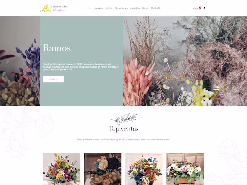 Cover image for El taller de la flor