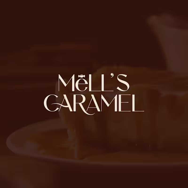 Cover image for Mell's caramel logo