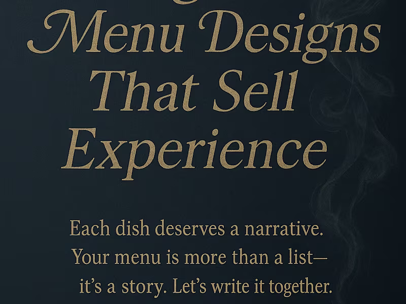 Cover image for Elegant Menu Descriptions That Sell the Experience 