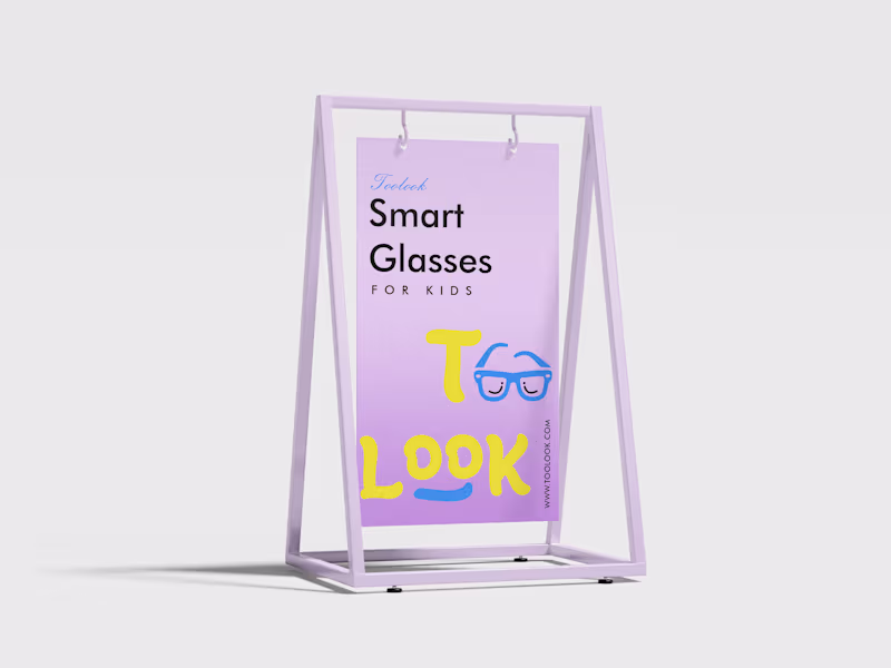 Cover image for Smart Glasses Branding & Poster Design - “TookLook” Concept