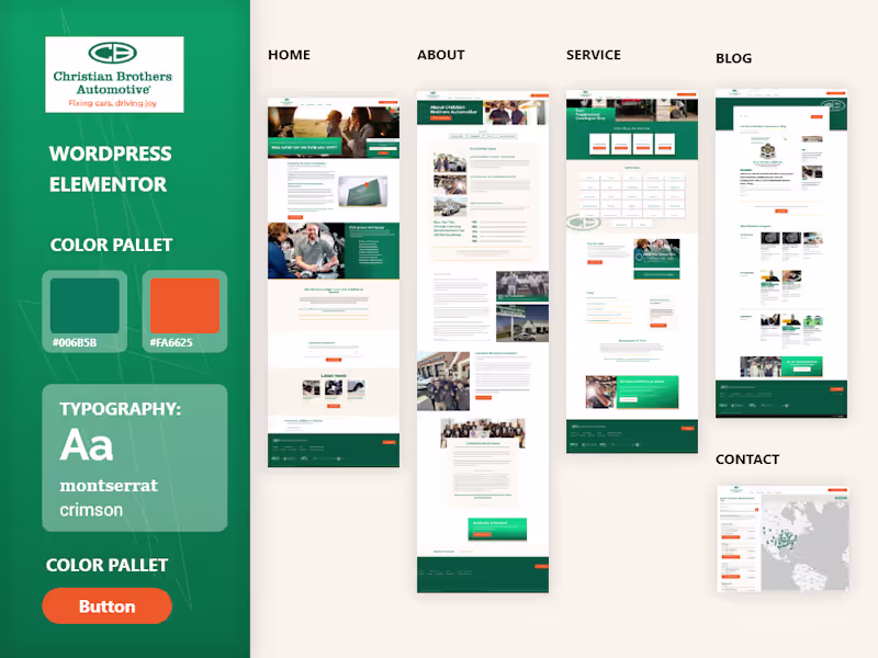 Cover image for Modern SaaS Website – UI Concept