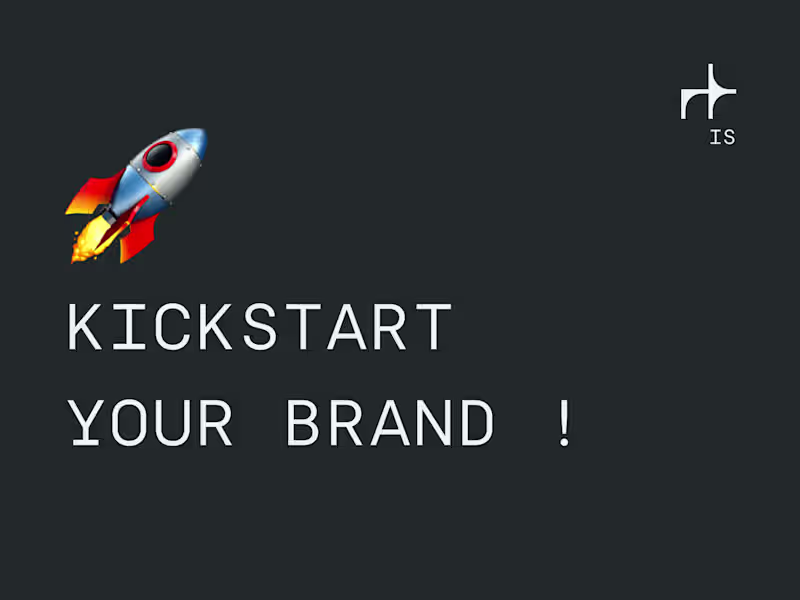 Cover image for 🚀 Kickstart your Brand ! | Core Visual Identity System