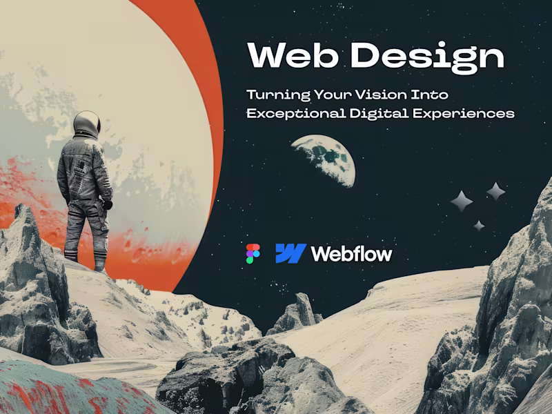 Cover image for Web Design - Webflow Development/Custom Code