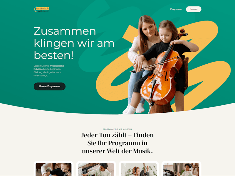 Cover image for Musicschool Webdevelopment