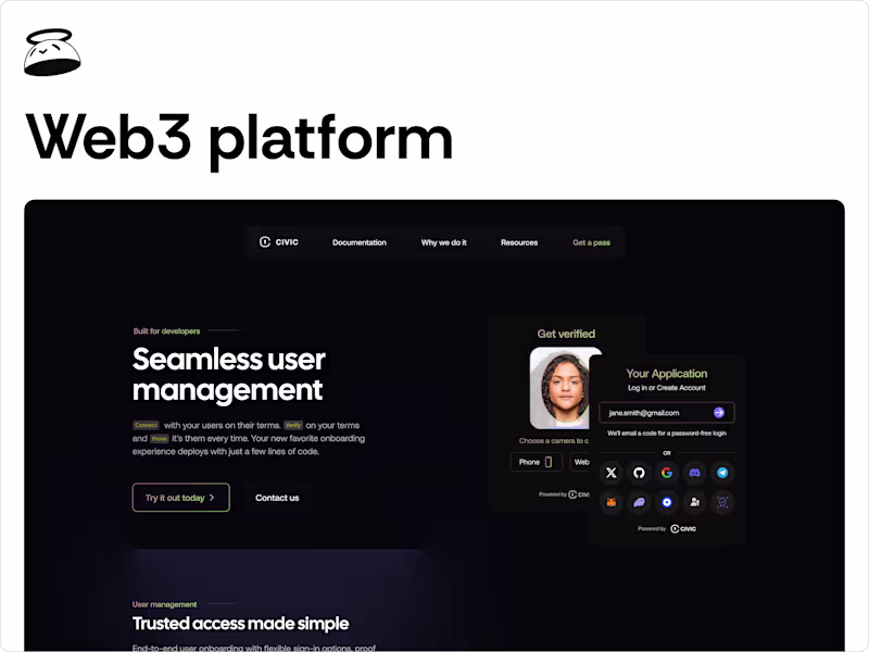 Cover image for Web3 Auth Landing Page