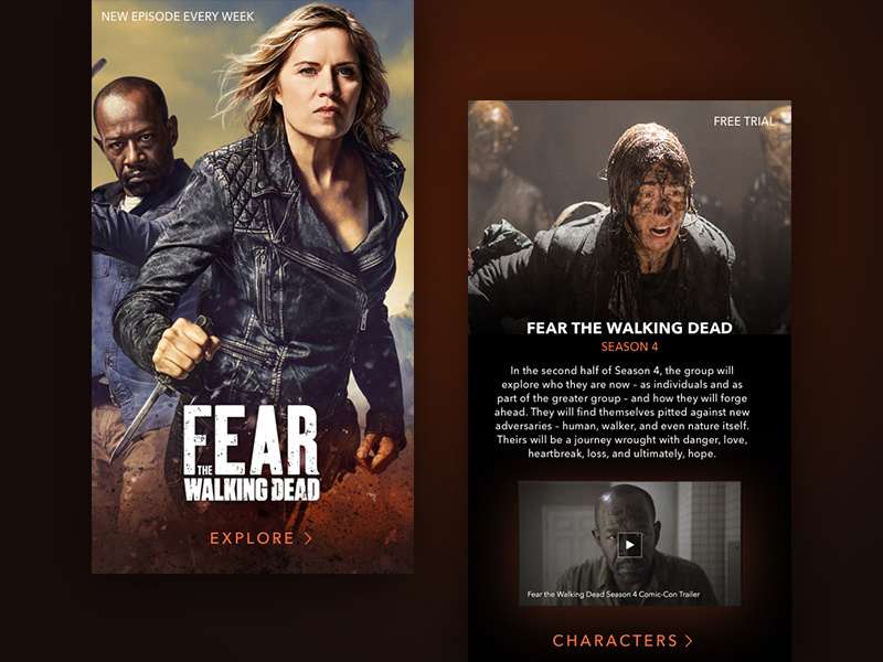 Cover image for FTWD Mobile landingpage
