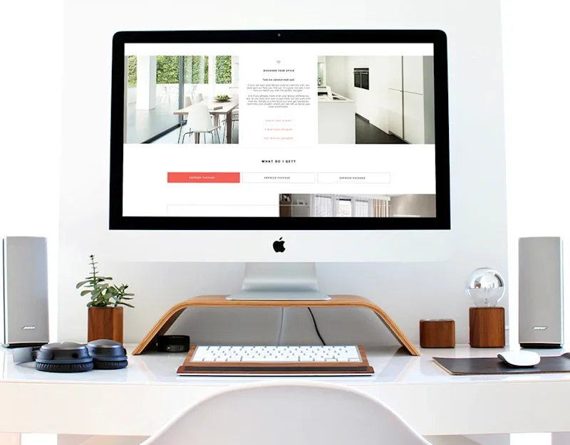Cover image for Interior Designers - website concept