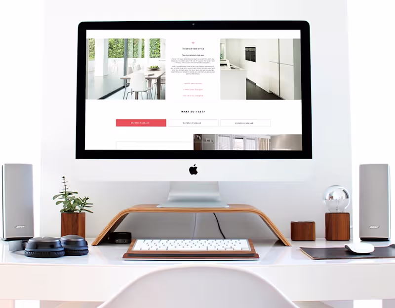 Cover image for Interior Designers - website concept