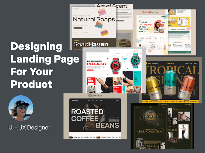 Cover image for I will do figma website design and customization, landing page