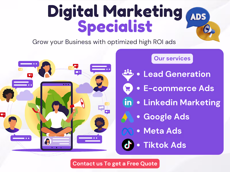 Cover image for Online Marketing, Optimized Online Ads to generate High ROI