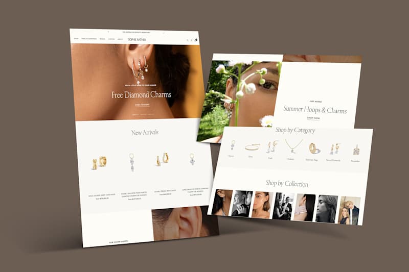 Cover image for Jewelry E-commerce Website Design