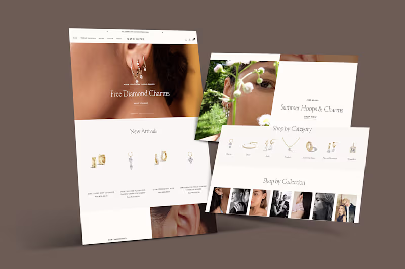 Cover image for Jewelry E-commerce Website Design